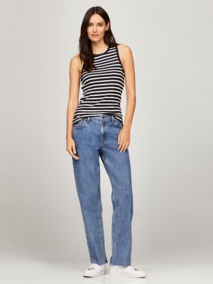 トミーページ Stripe Wide-Leg Paper-Bag Pant | Tommy Hilfiger