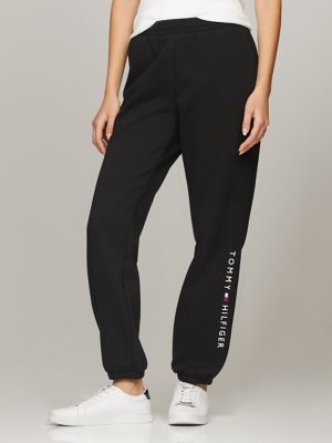 Adidas Sweatpants Women's Medium M Wide Leg Embroidered Logo Navy