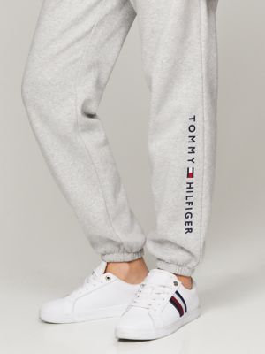 Grey tommy hilfiger sweatpants clearance