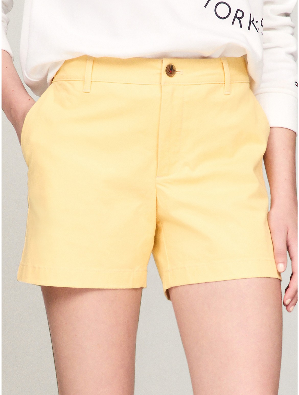 Shop Tommy Hilfiger Classic 5" Short In Daisy Yellow