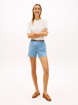 Chambray 5" Short, Light Wash