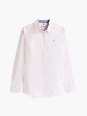 Женские рубашки Tommy Hilfiger Regular Fit Stretch Oxford Shirt — фото 5