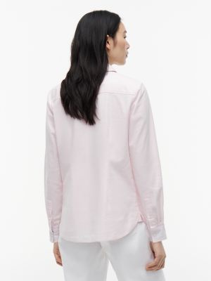 Женские рубашки Tommy Hilfiger Regular Fit Stretch Oxford Shirt — фото 4