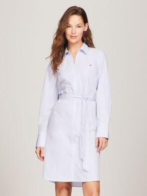 Tommy hilfiger summer 2025 stripe shirt dress