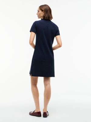 Tommy Hilfiger Women's Classic Fit Stretch Cotton Polo Dress - Navy
