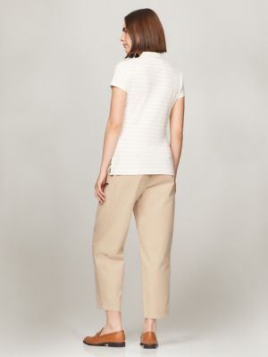 Slim Fit Stripe Stretch Cotton Polo | Tommy Hilfiger USA