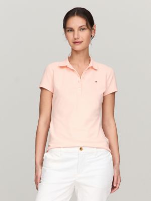 Slim Fit Stripe Stretch Cotton Polo | Tommy Hilfiger USA
