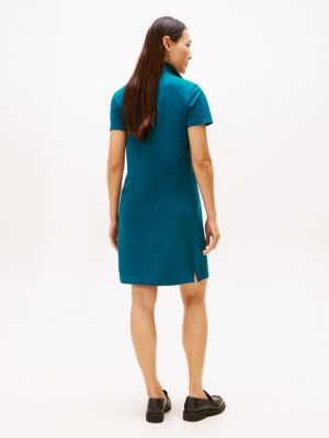 Ladies Dresses Tommy Hilfiger Green Dress Buy Tommy Hilfiger Viscose Polo  Collar T-Shirt Dress