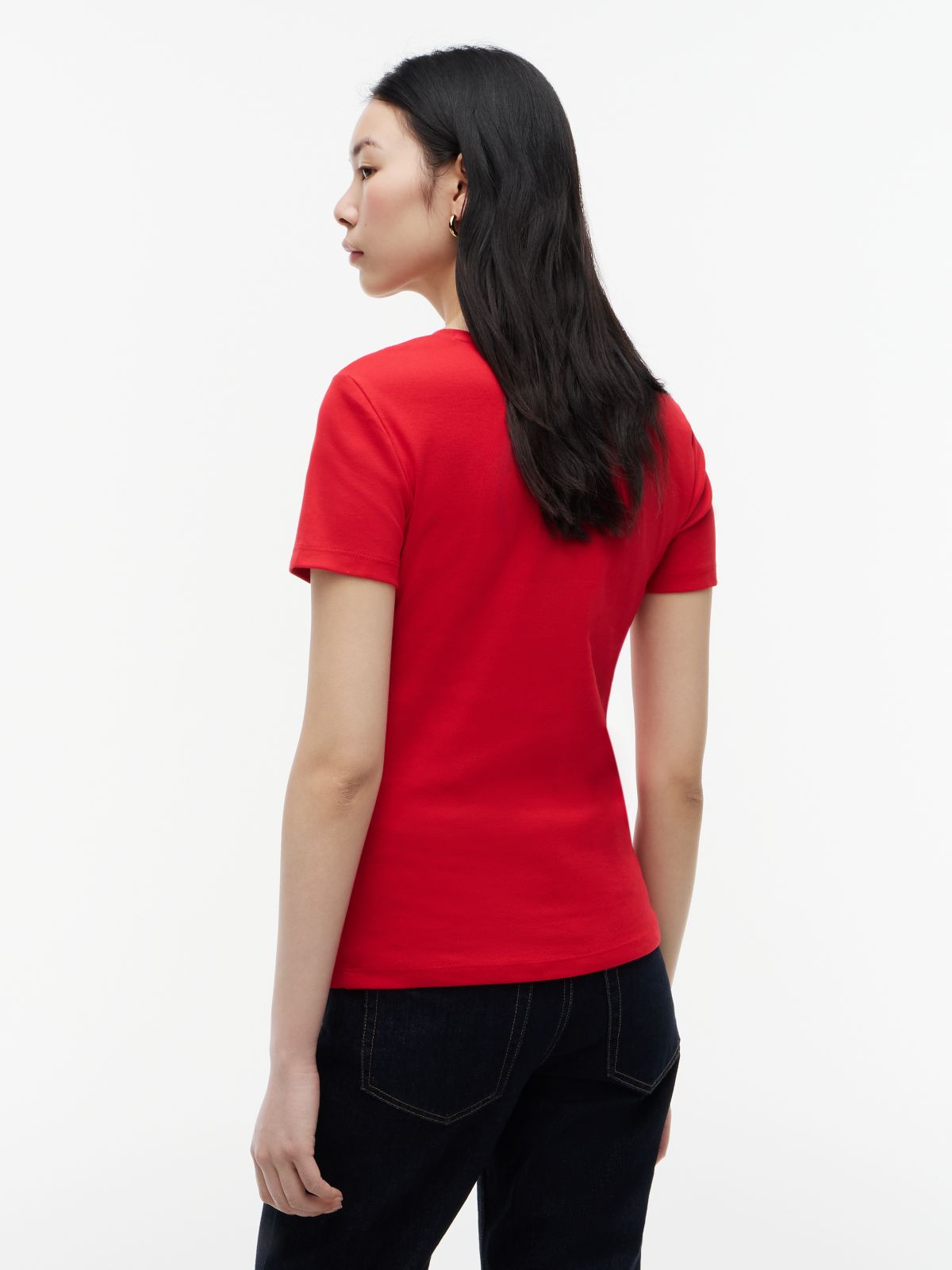 Crewneck Favorite T-Shirt — Primary Red