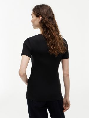 Женские футболки Tommy Hilfiger V-Neck Favorite T-Shirt — фото 4