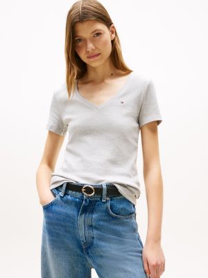 V-Neck Favorite T-Shirt, Mid Grey Heather