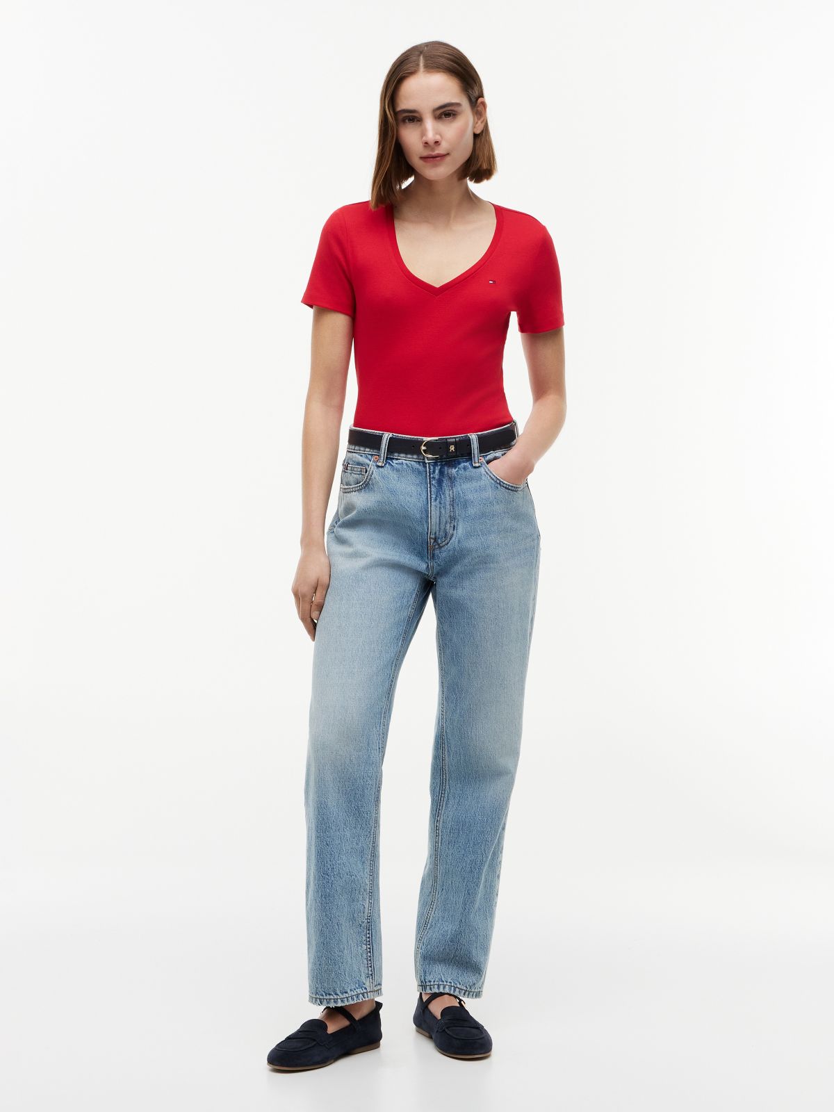 V-Neck Favorite T-Shirt — Primary Red