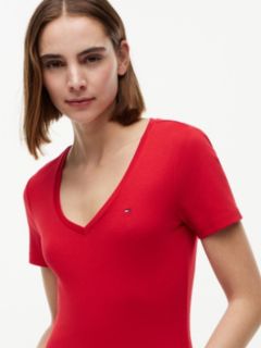 V-Neck Favorite T-Shirt — Primary Red 3