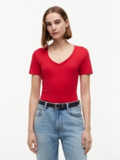 V-Neck Favorite T-Shirt — Primary Red 1