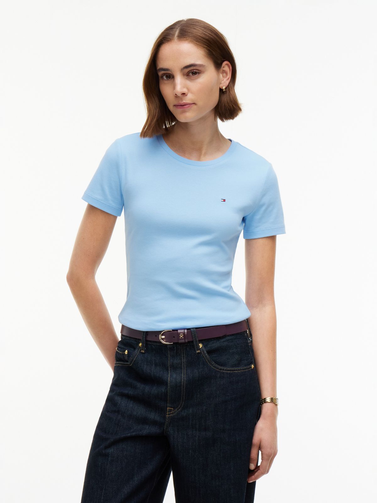 Crewneck Favorite T-Shirt — Light Blue