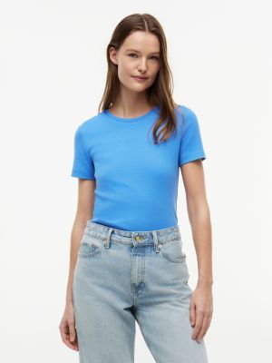 Crewneck Favorite T-Shirt, Siren Blue