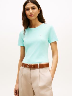 Crewneck Favorite T-Shirt, Soft Turquoise