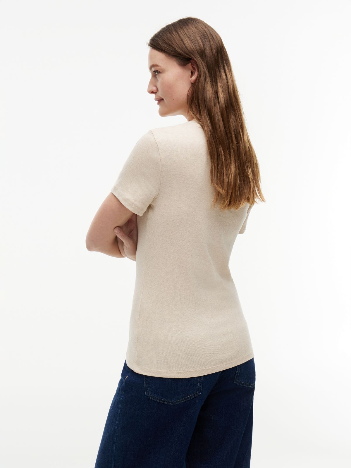 Crewneck Favorite T-Shirt — Beige Heather