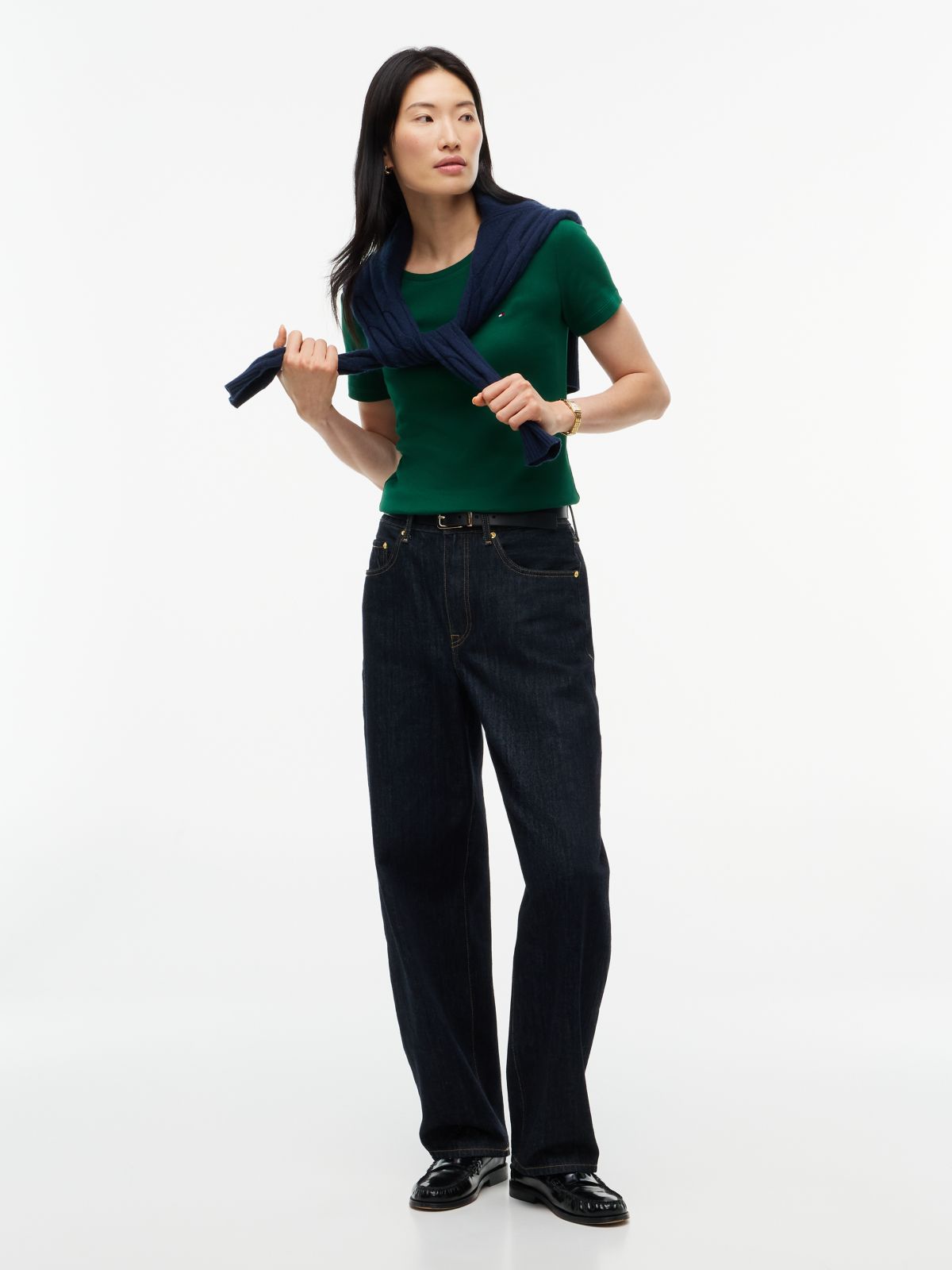 Crewneck Favorite T-Shirt — Dark Emerald