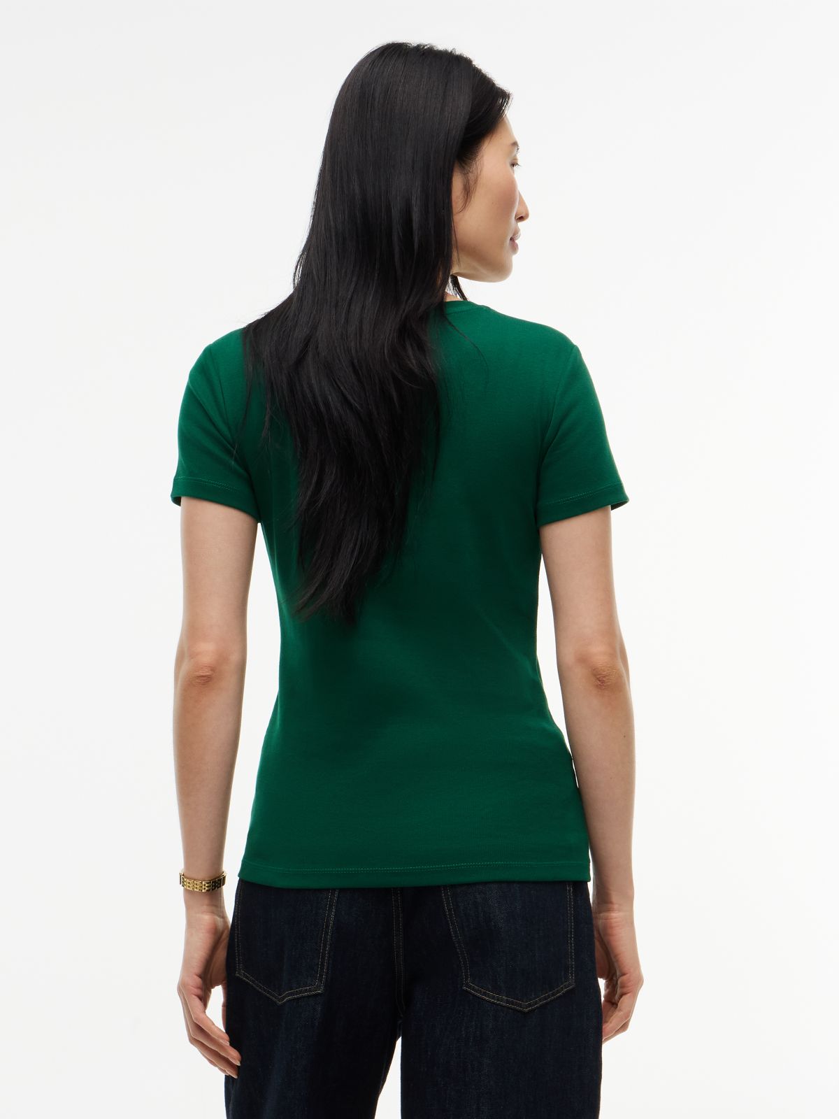 Crewneck Favorite T-Shirt — Dark Emerald