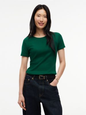 Crewneck Favorite T-Shirt, Darkened Emerald
