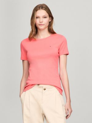 Crewneck Favorite T-Shirt, Hollywood Cerise