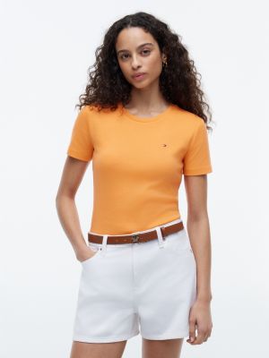 Crewneck Favorite T-Shirt, Papaya Ray