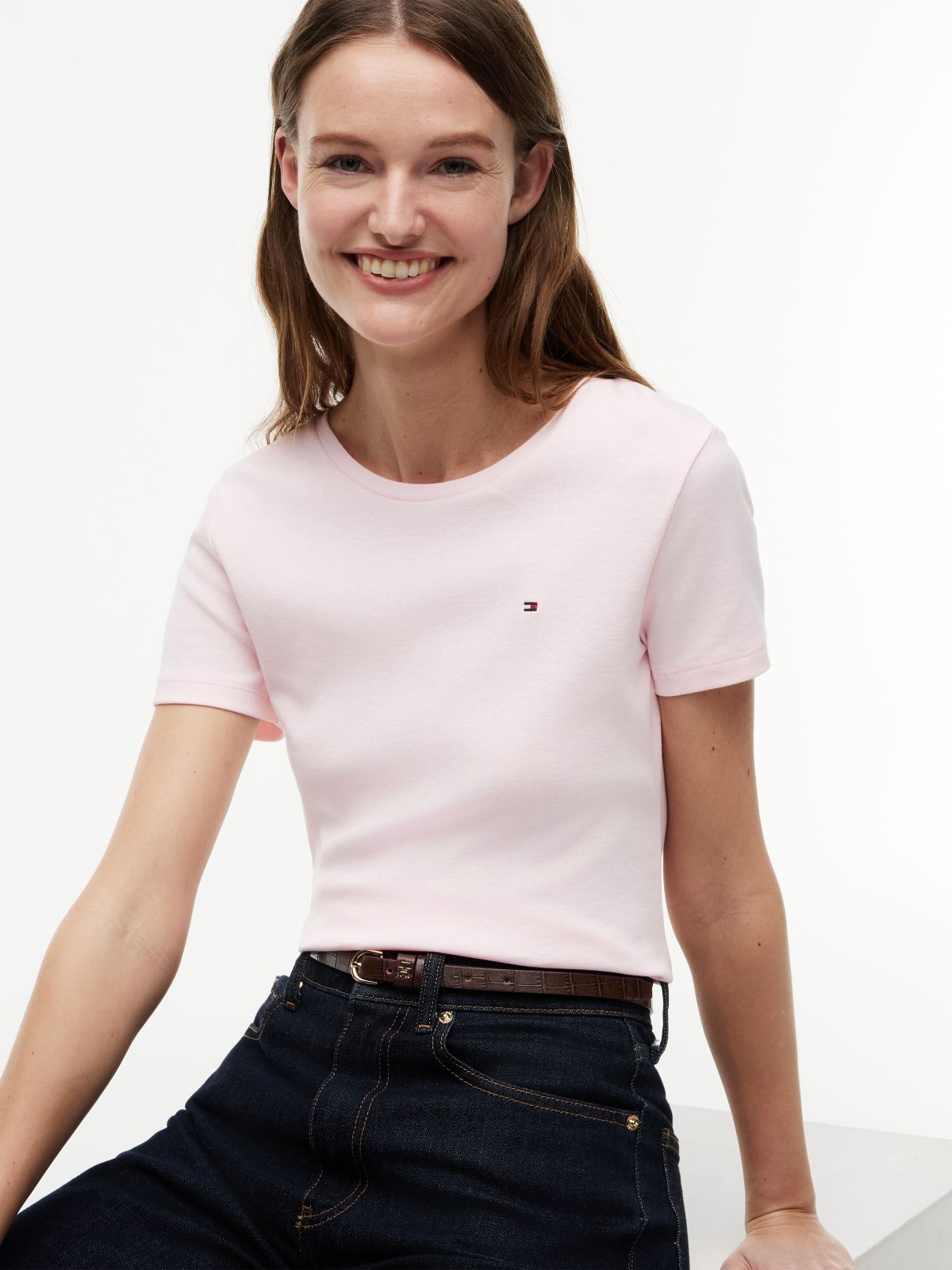 Crewneck Favorite T-Shirt — Icy Pink