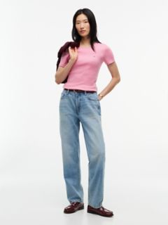 Crewneck Favorite T-Shirt — Mystic Pink 2