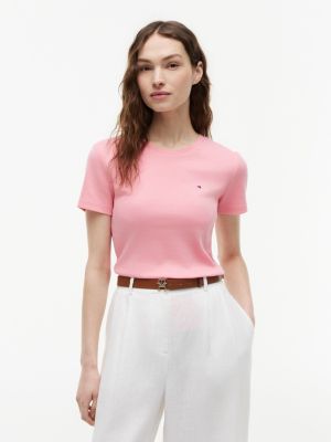 Crewneck Favorite T-Shirt, Rosey Pink