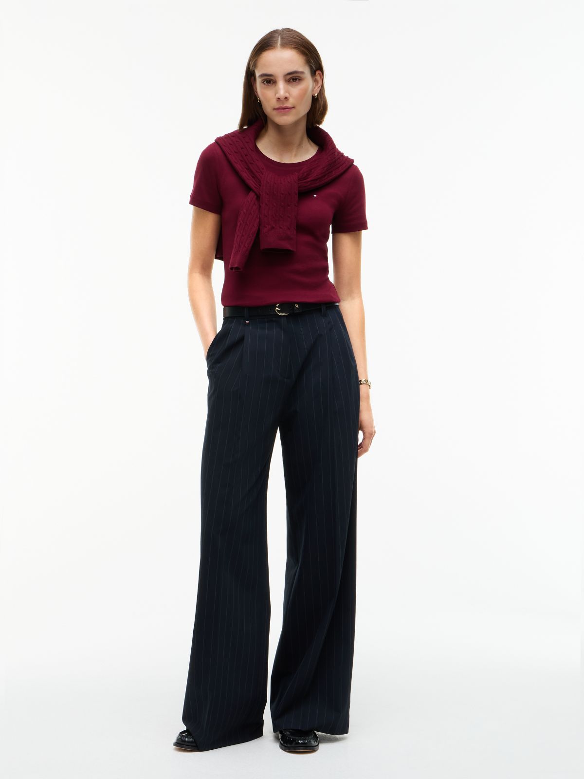 Crewneck Favorite T-Shirt — Burgundy