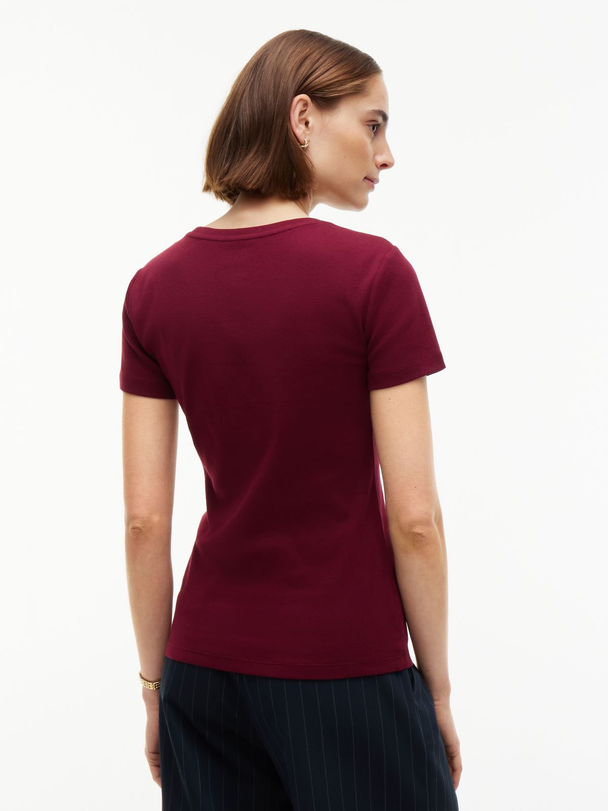 Crewneck Favorite T-Shirt — Burgundy