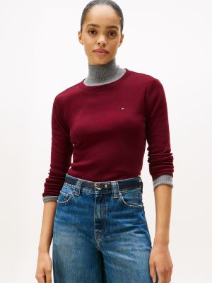Crewneck Favorite T-Shirt, Burgundy
