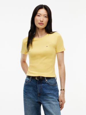 Crewneck Favorite T-Shirt, Daisy Yellow