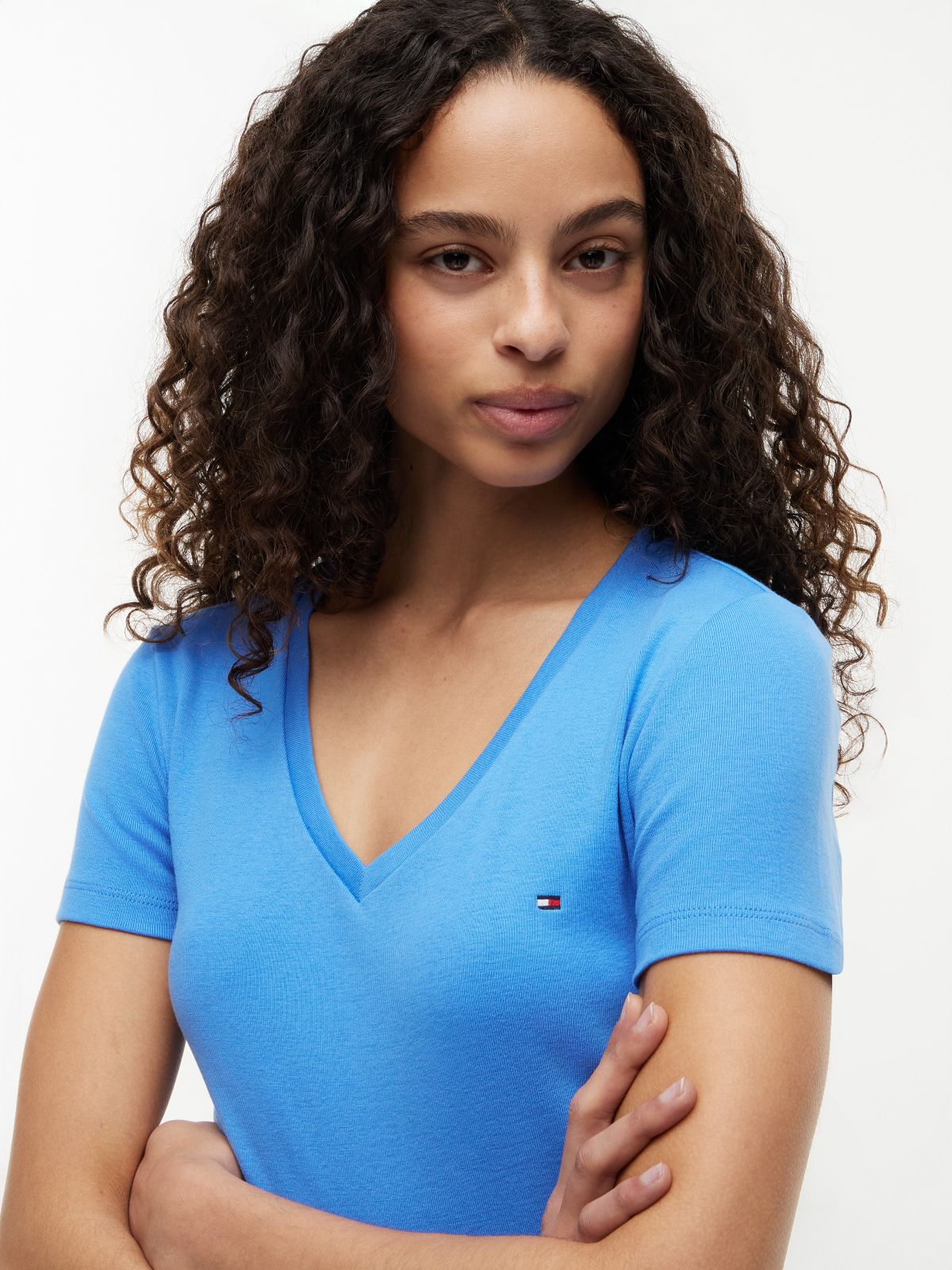 V-Neck Favorite T-Shirt — Siren Blue