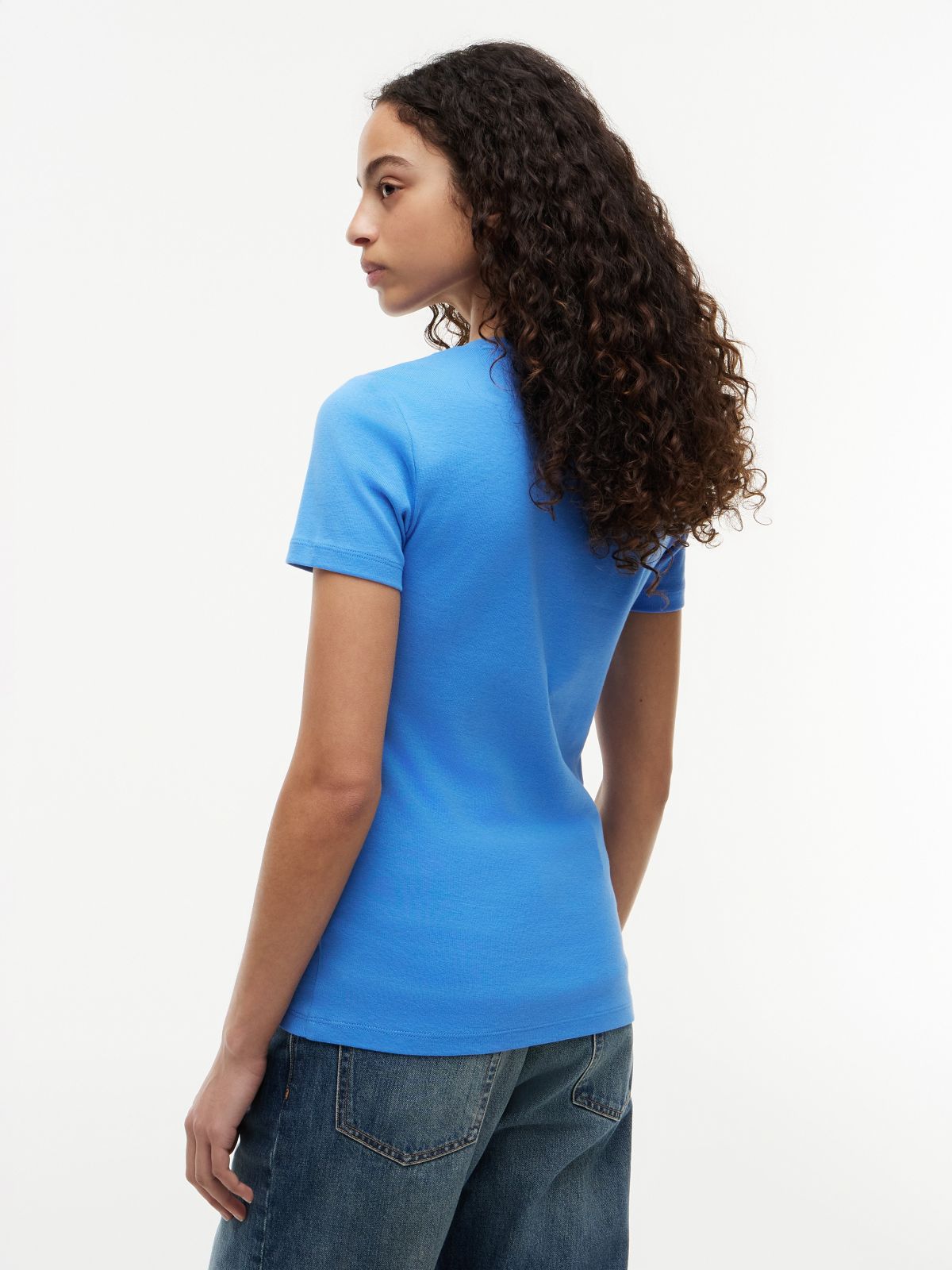 V-Neck Favorite T-Shirt — Siren Blue