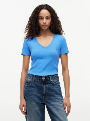 V-Neck Favorite T-Shirt, Siren Blue