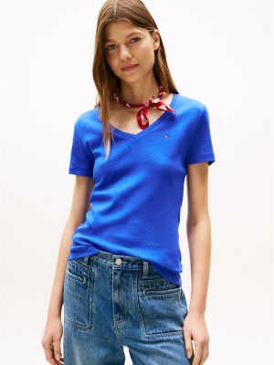 V-Neck Favorite T-Shirt, Dazzling Blue