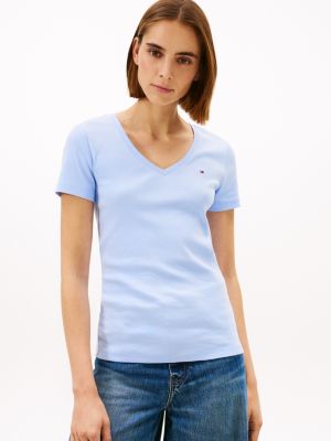 V-Neck Favorite T-Shirt, Light Blue