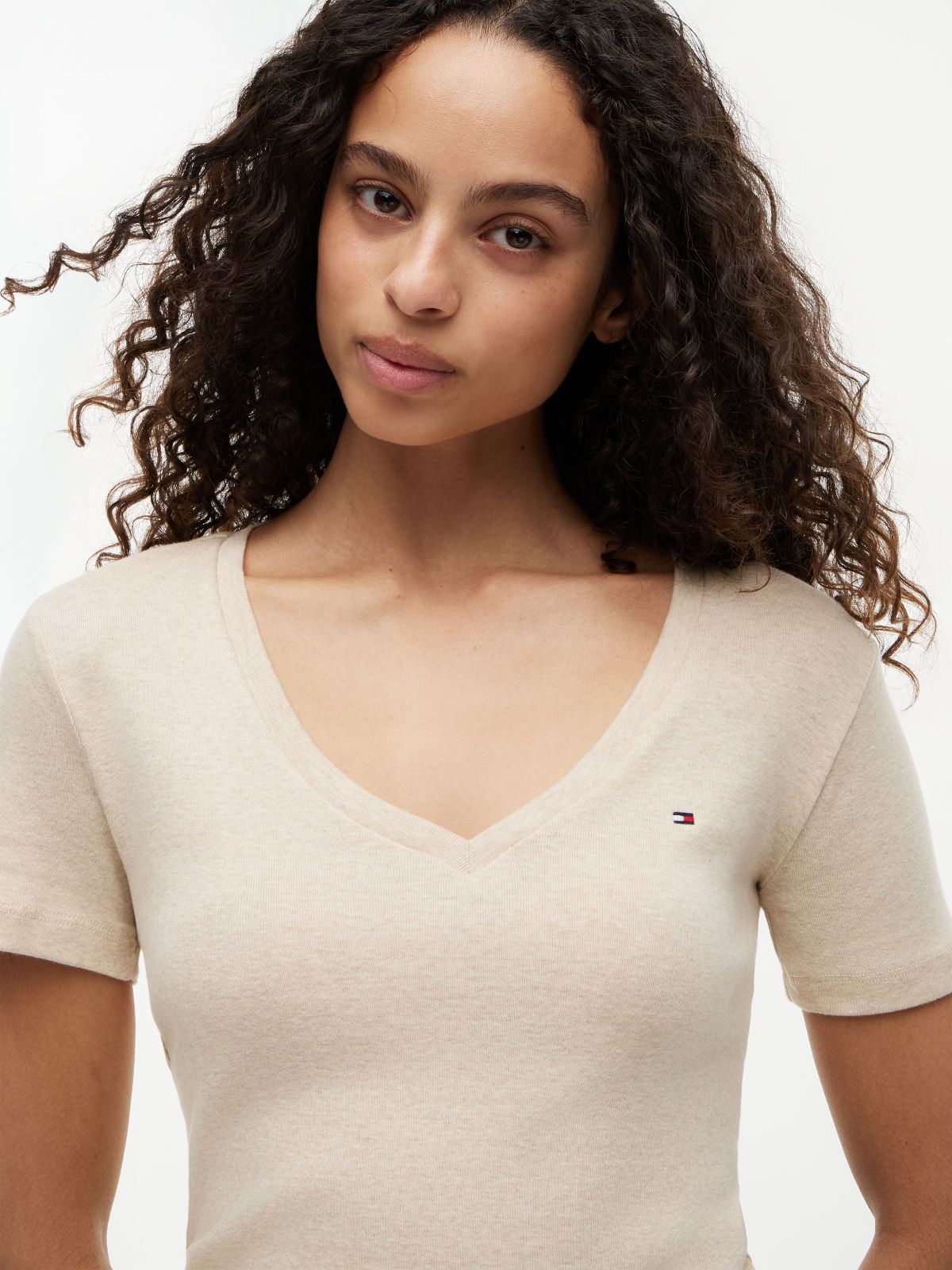 V-Neck Favorite T-Shirt — Beige Heather