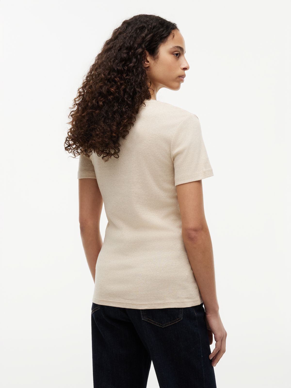 V-Neck Favorite T-Shirt — Beige Heather