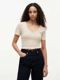 V-Neck Favorite T-Shirt — Beige Heather 1