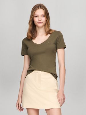 V-Neck Favorite T-Shirt, Army Green