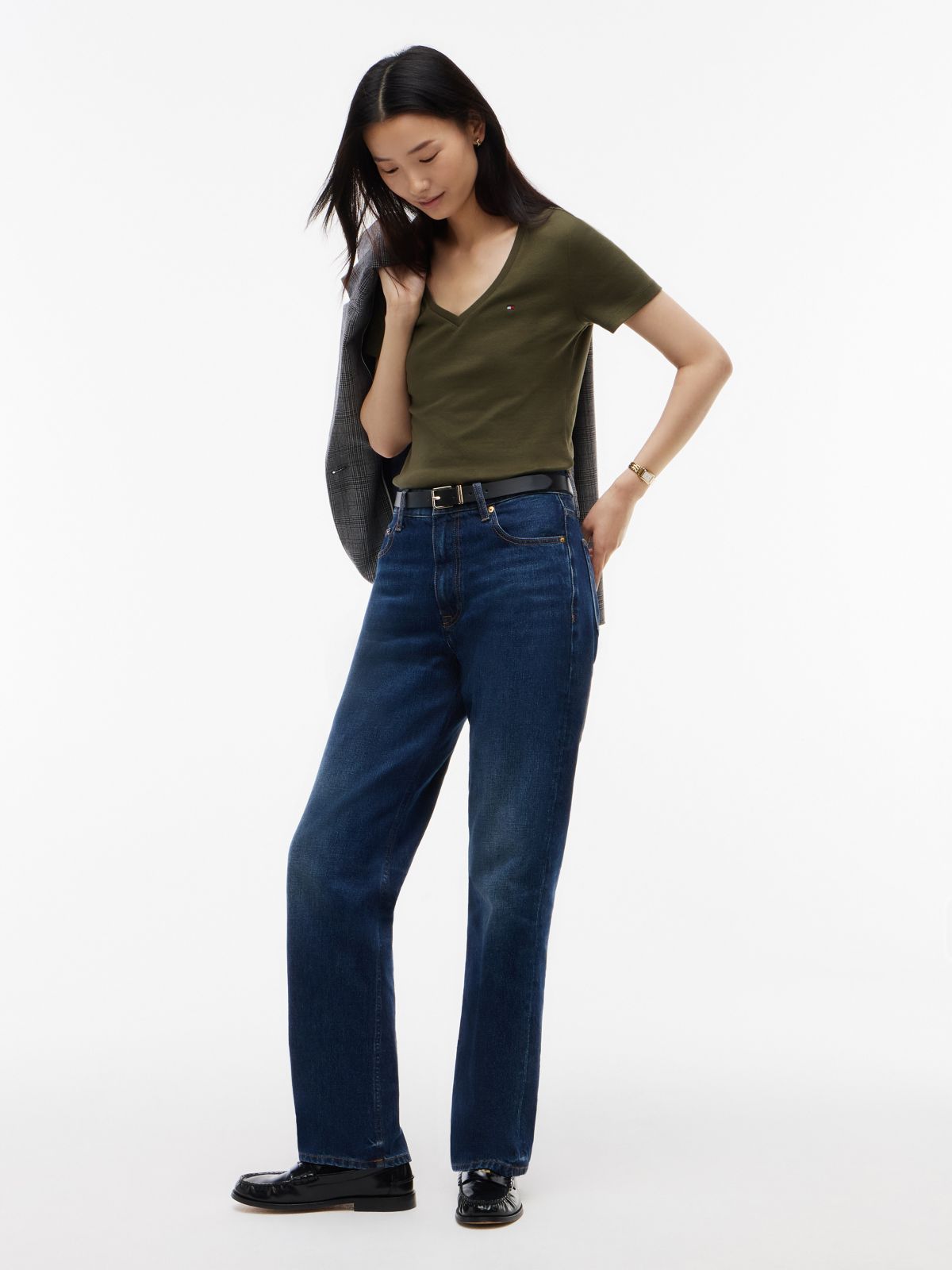 V-Neck Favorite T-Shirt — Platinum Olive