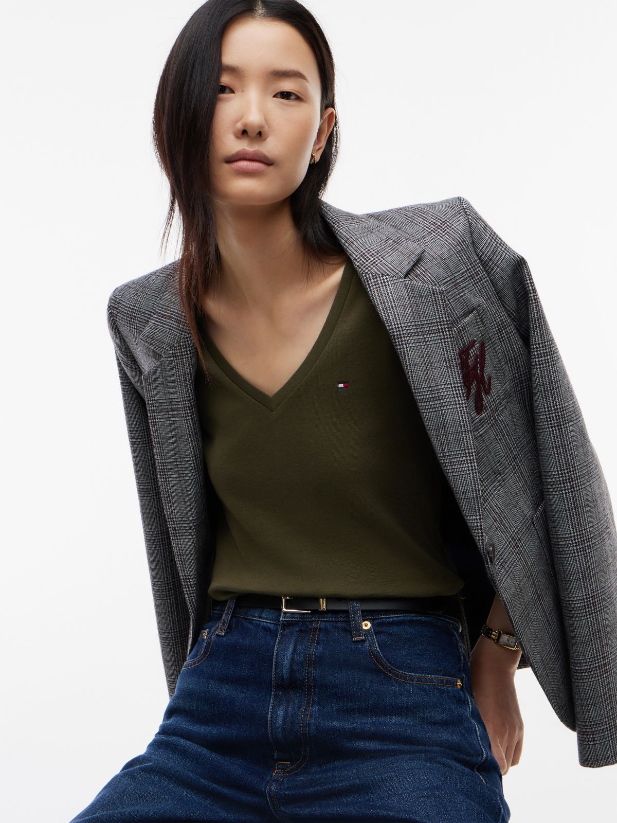 V-Neck Favorite T-Shirt — Platinum Olive