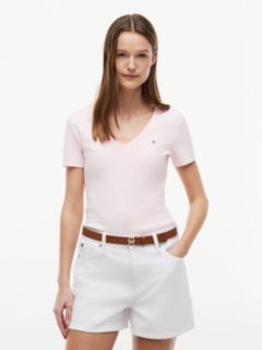 V-Neck Favorite T-Shirt — Icy Pink 1