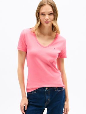 V-Neck Favorite T-Shirt, Garden Rose