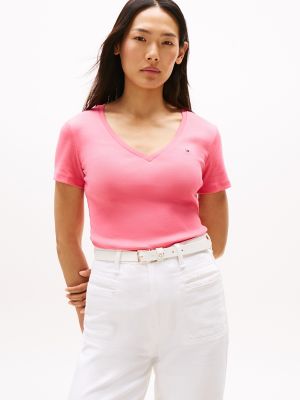 V-Neck Favorite T-Shirt, Garden Rose