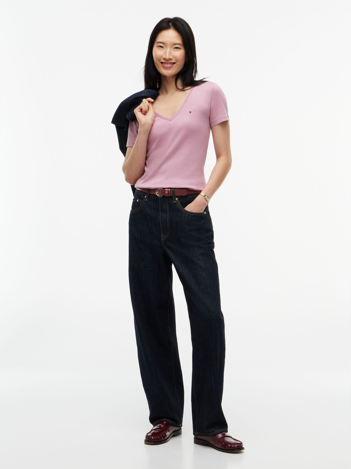 V-Neck Favorite T-Shirt — Mystic Orchid