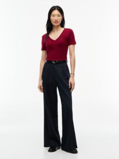V-Neck Favorite T-Shirt — Plum Glaze 2